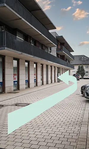 Anfahrt zur Praxis Kipgen-Van Hove